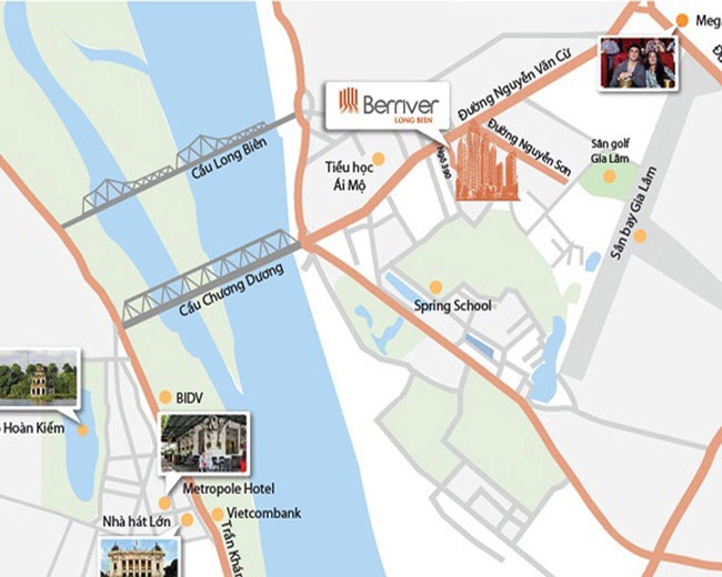 VỊ TRÍ BERRIVER NGUYỄN VĂN CỪ LONG BIÊN